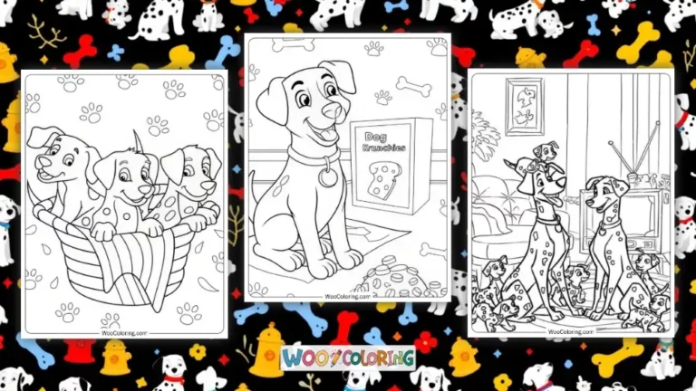101 Dalmatians Coloring Pages Design Image