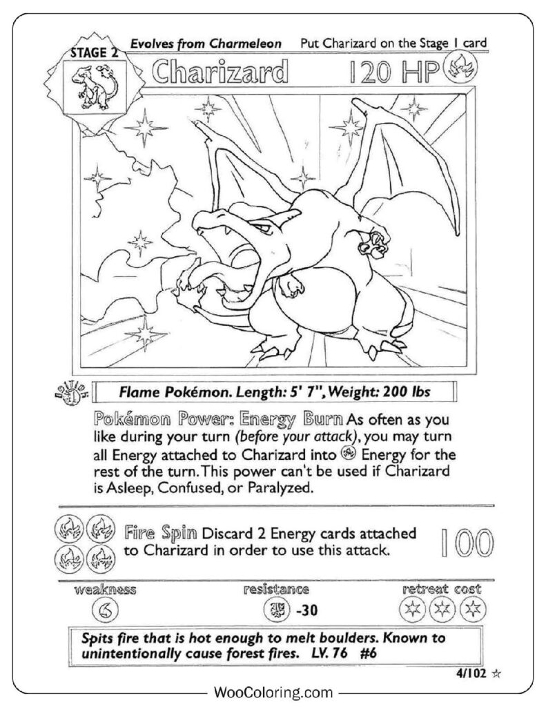 1st Edition Holographic Charizard Pokémon Card