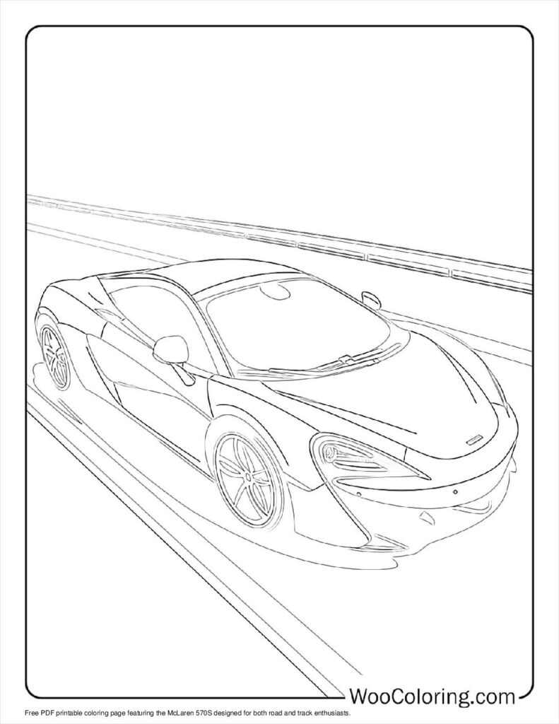 100  McLaren coloring pages  Free PDF To Print  - 10