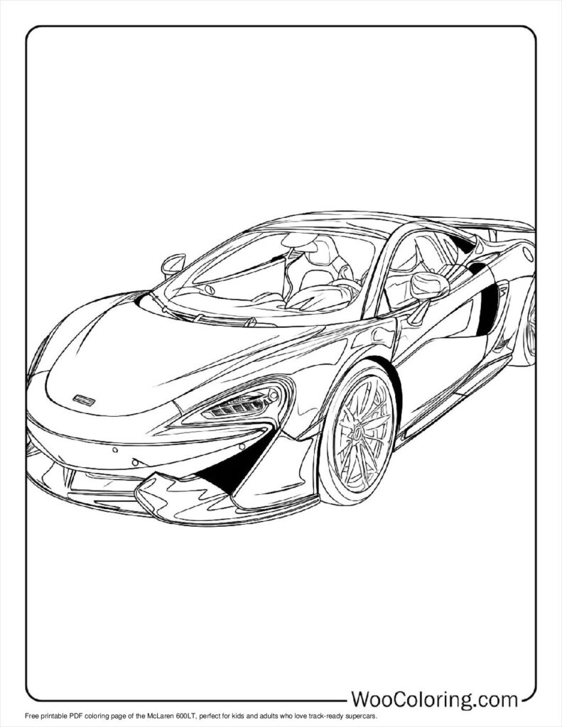 100  McLaren coloring pages  Free PDF To Print  - 11
