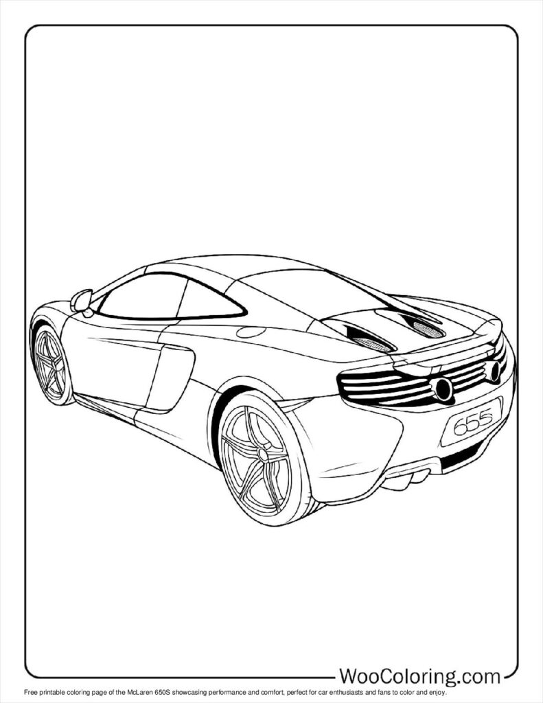 100  McLaren coloring pages  Free PDF To Print  - 9