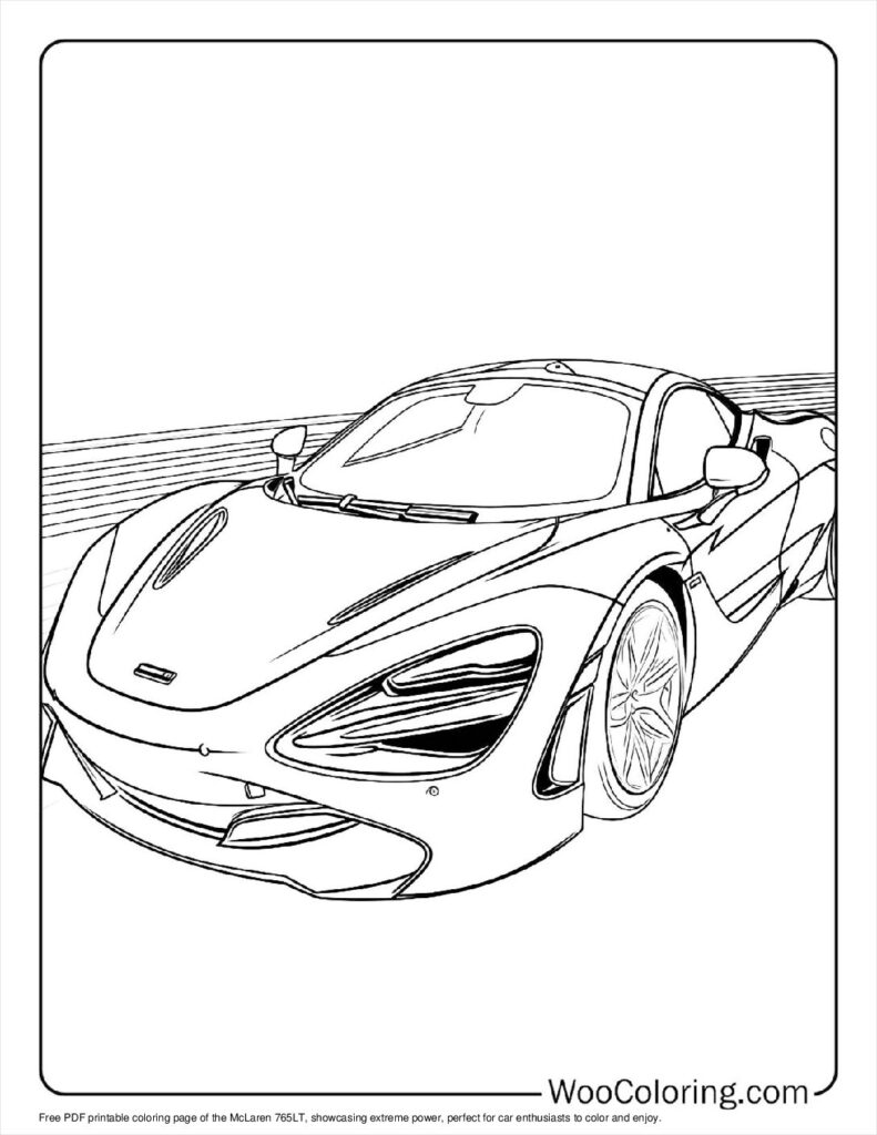 100  McLaren coloring pages  Free PDF To Print  - 83