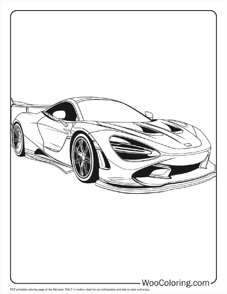 100  McLaren coloring pages  Free PDF To Print  - 93