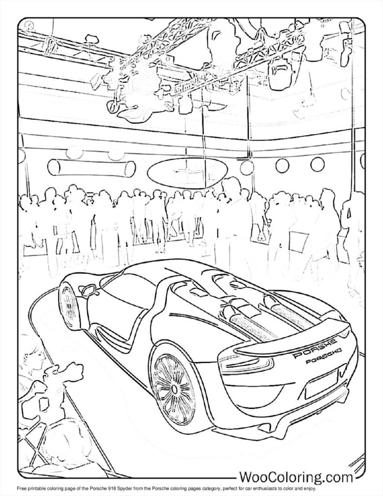 100  Porsche coloring pages  Free PDF To Print  - 72