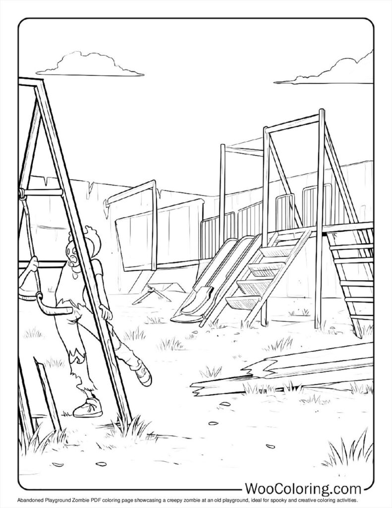 100 Zombie coloring pages Free PDF To Print - 21