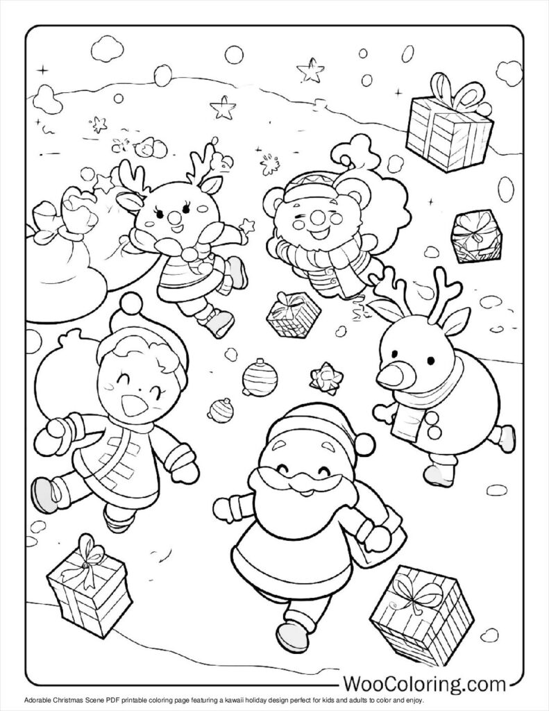 100  Kawaii coloring pages  Free PDF To Print  - 3