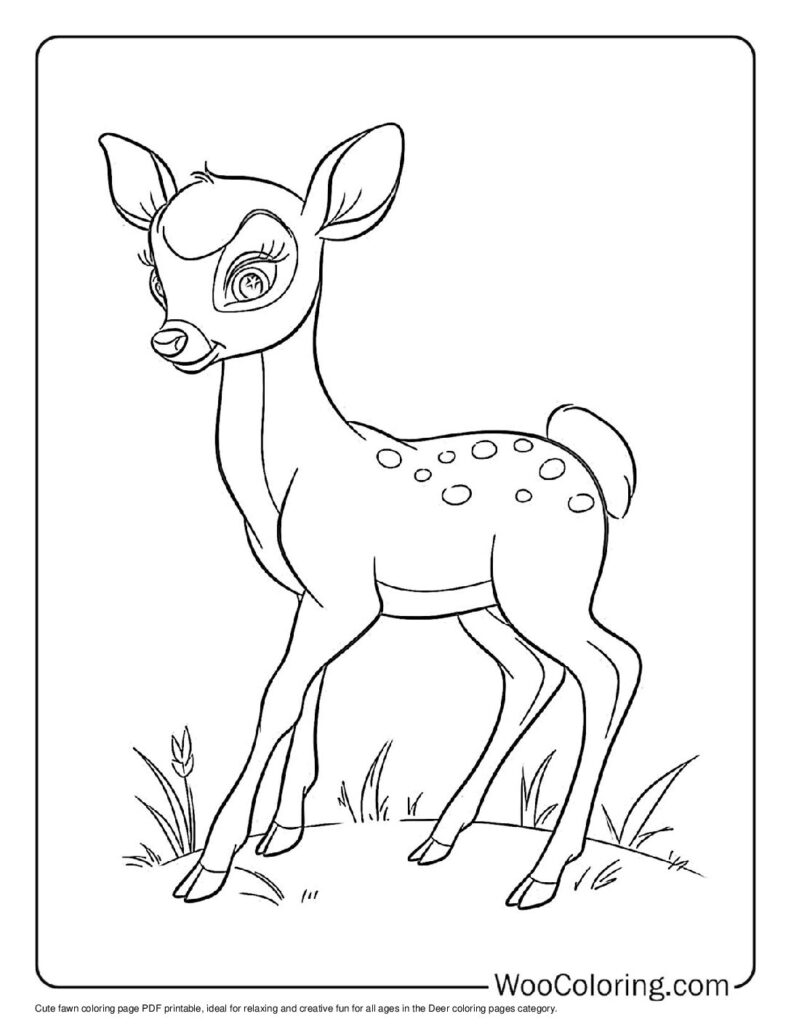 100  Deer coloring pages  Free PDF To Print  - 21