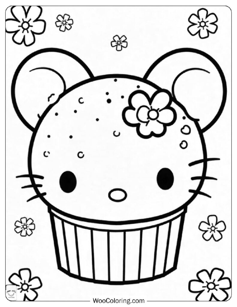 34 Cupcake Coloring Pages  Free PDF To Print  - 93