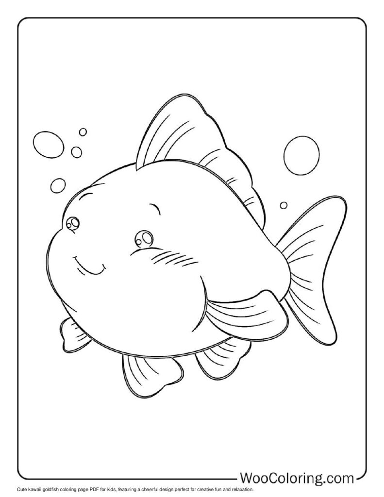 Adorable Kawaii Goldfish