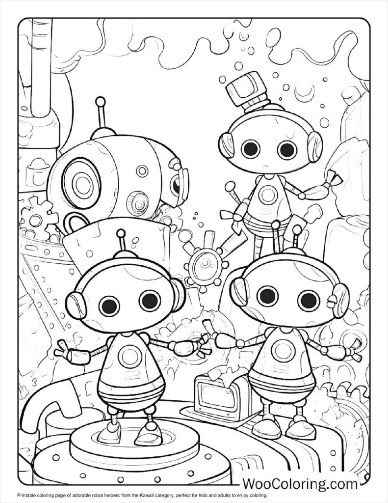 100  Kawaii coloring pages  Free PDF To Print  - 15