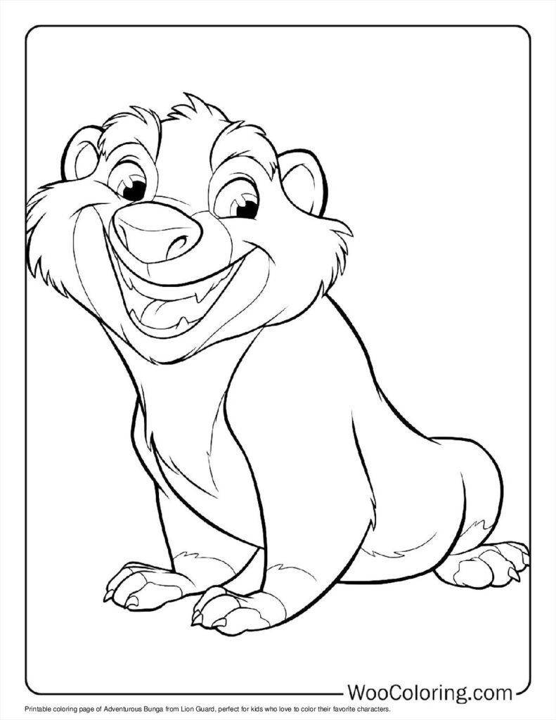 Adventurous Bunga in Lion Guard