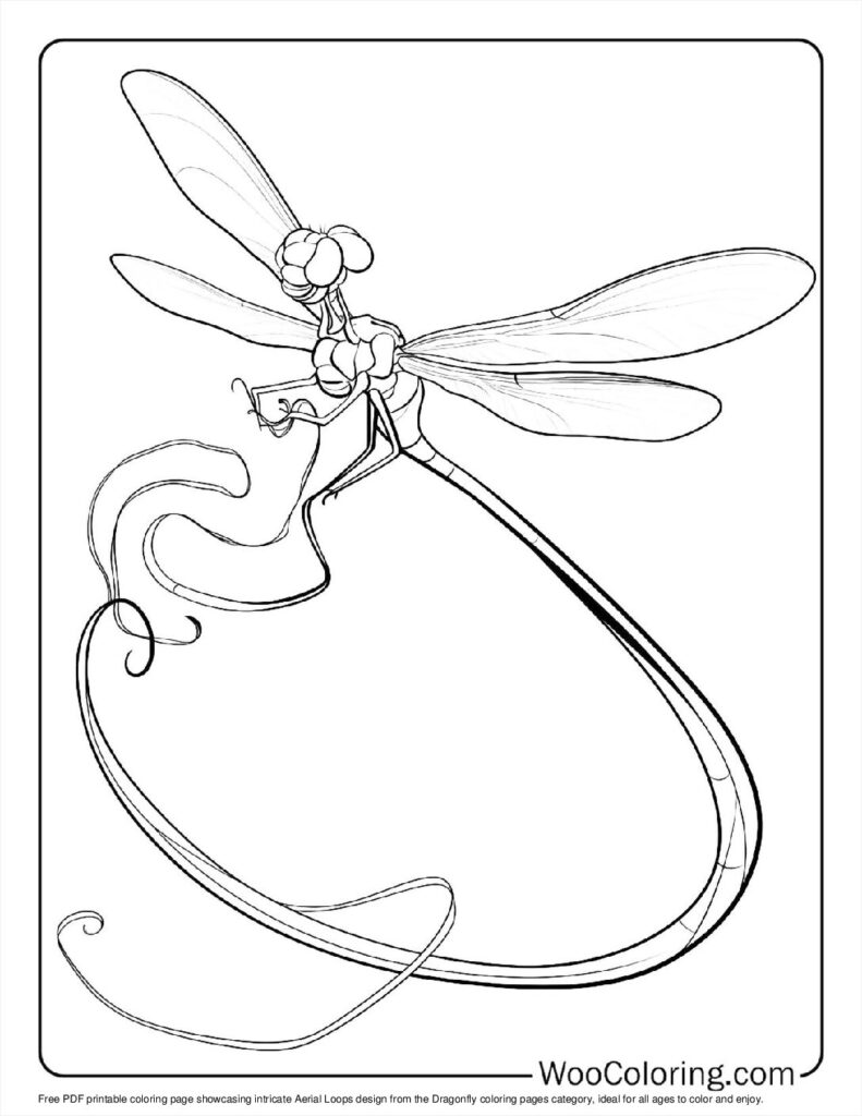 100  Dragonfly coloring pages  Free PDF To Print  - 48