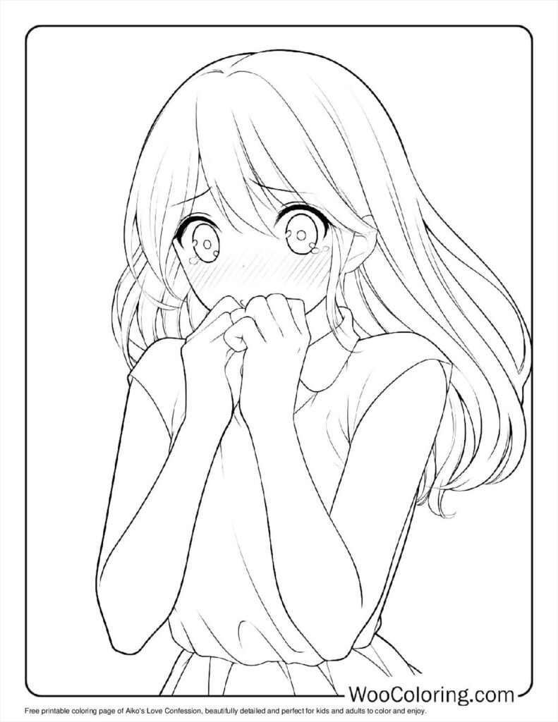 100  Manga coloring pages  Free PDF To Print  - 56