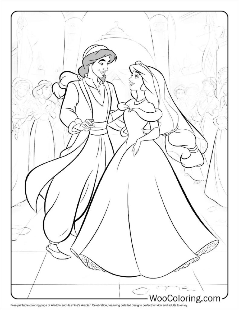 Aladdin and Jasmine's Arabian Celebration