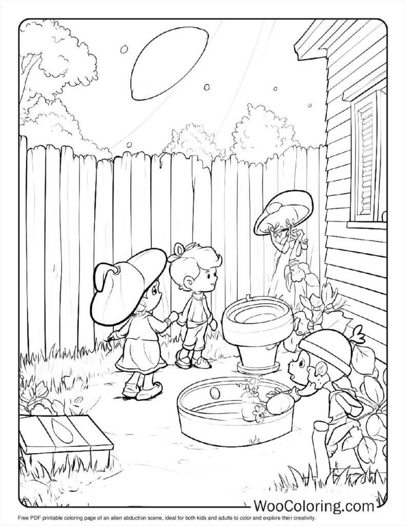 100  Alien coloring pages  Free PDF To Print  - 8