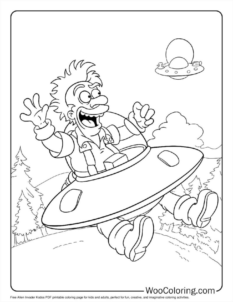 100  Alien coloring pages  Free PDF To Print  - 64