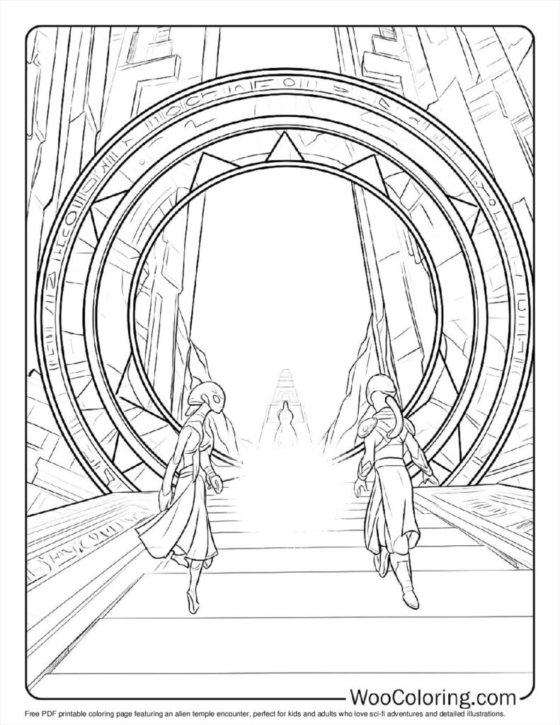 100  Alien coloring pages  Free PDF To Print  - 3