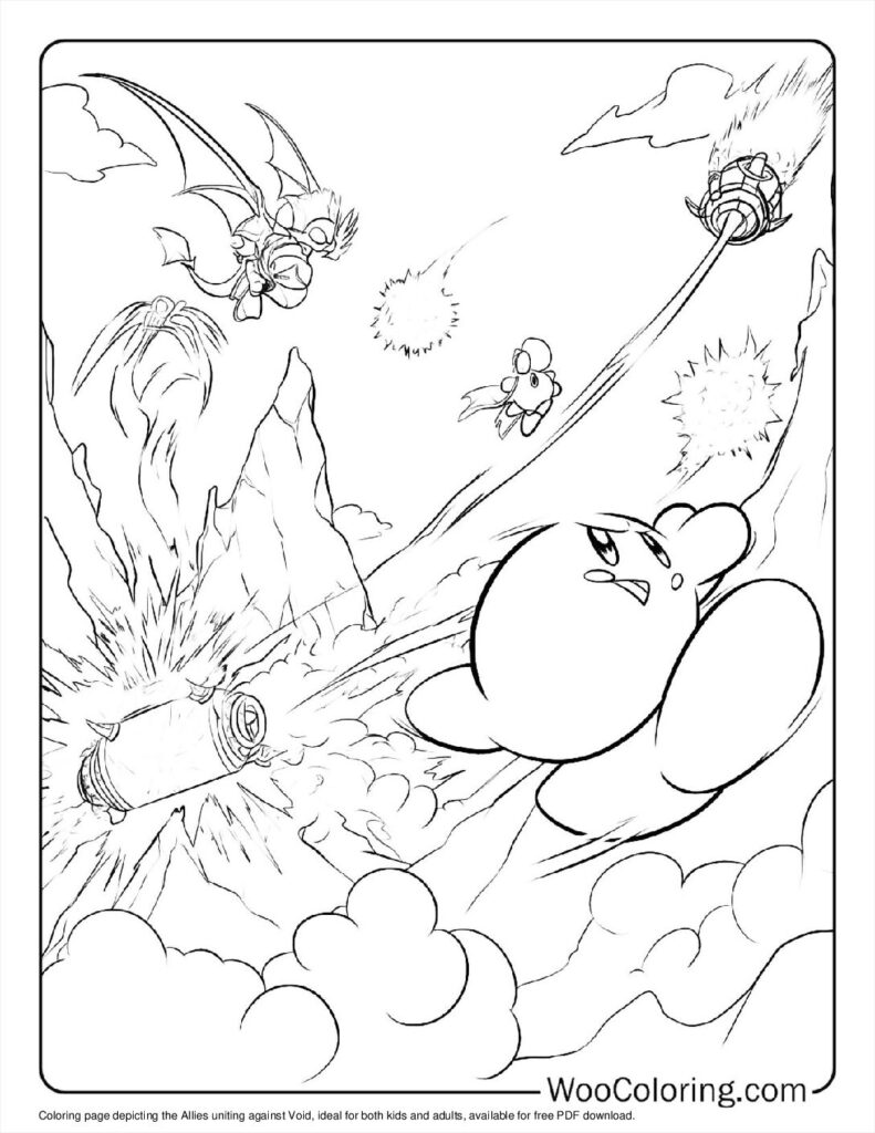 100 Kirby coloring pages Free PDF To Print - 72