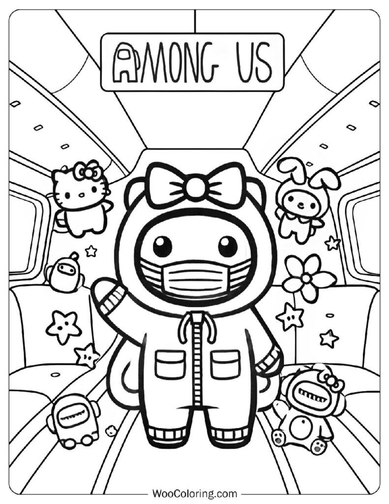 Sanrio style crewmate