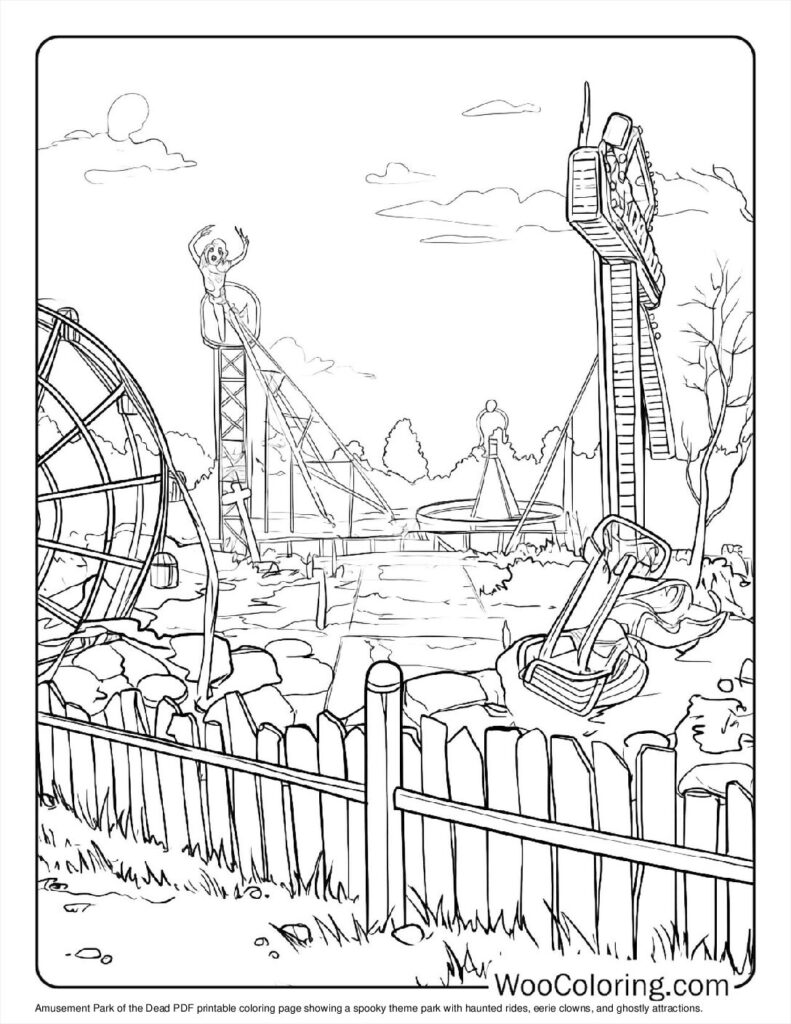 100 Zombie coloring pages Free PDF To Print - 98