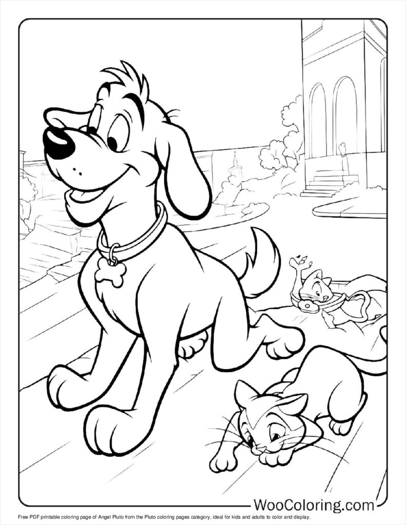 100  Pluto coloring pages  Free PDF To Print  - 42