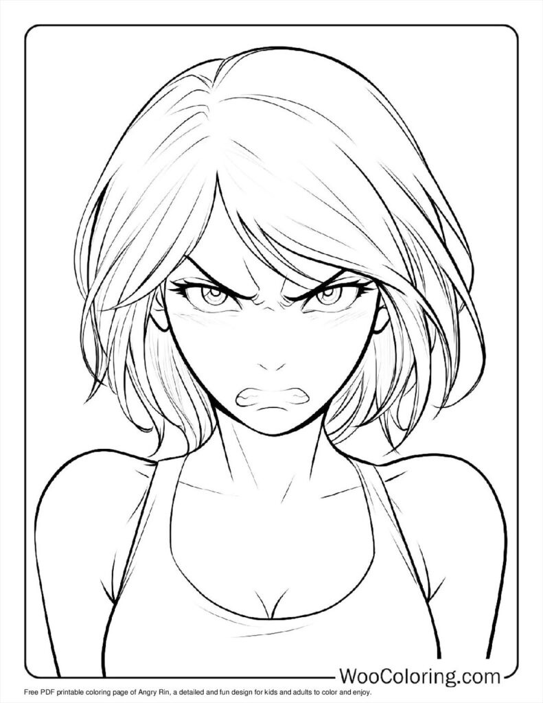 100  Manga coloring pages  Free PDF To Print  - 93