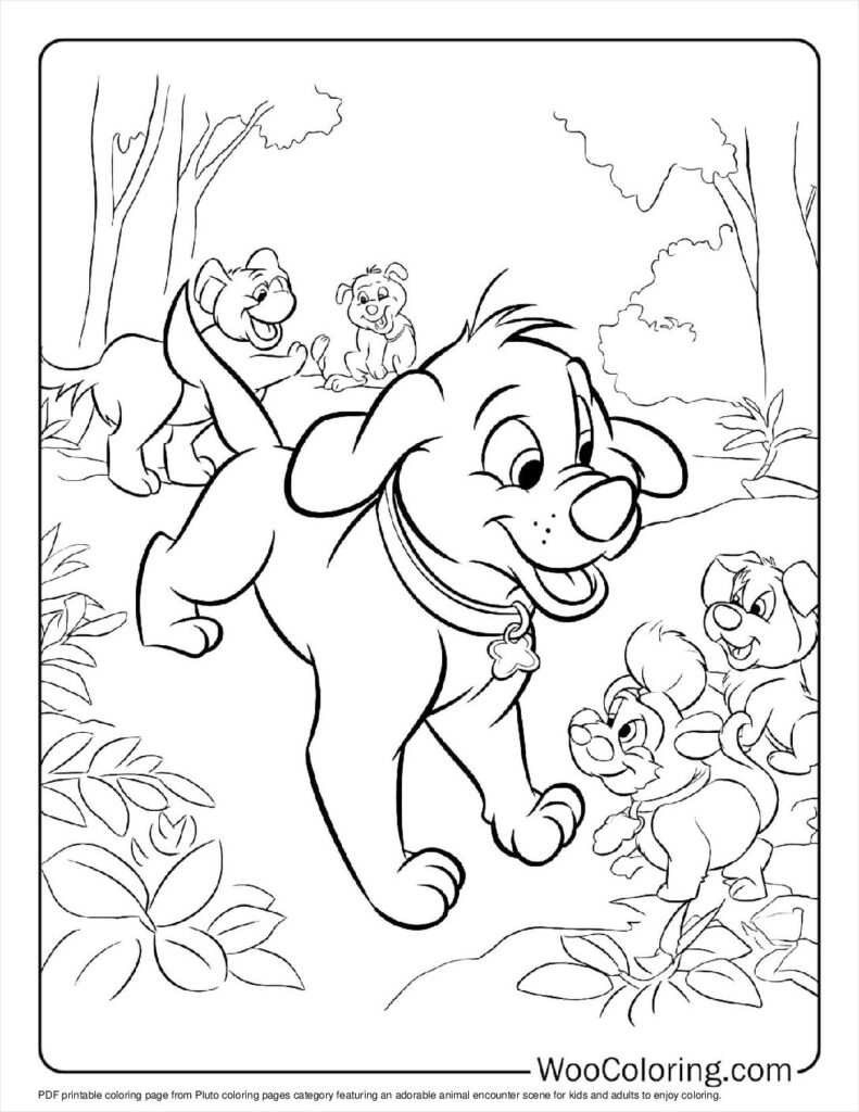 100  Pluto coloring pages  Free PDF To Print  - 40