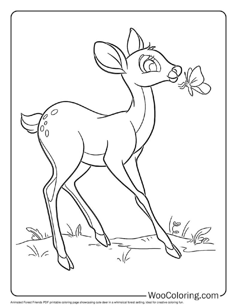 100  Deer coloring pages  Free PDF To Print  - 43