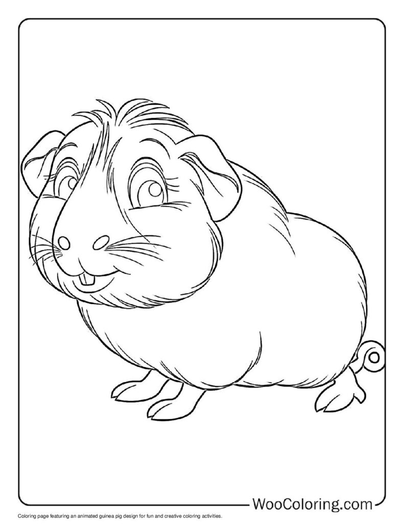 100 Guinea Pig coloring pages Free PDF To Print - 83
