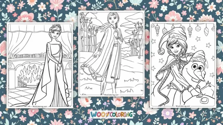Anna Coloring Pages Design Image