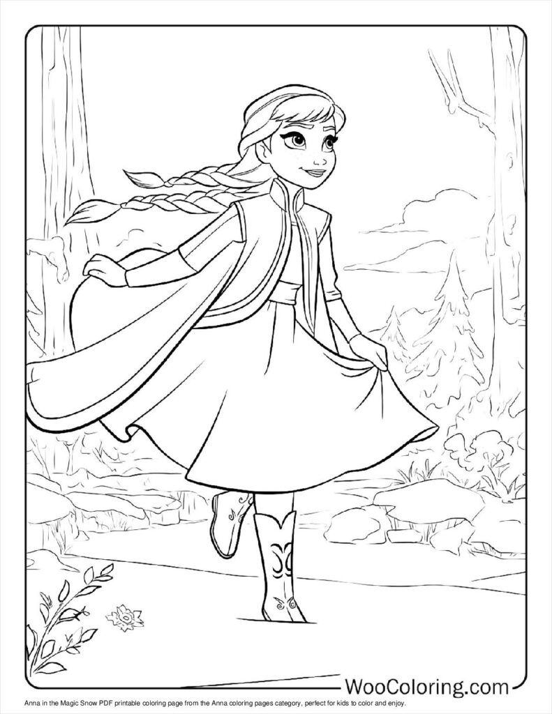 Anna in the Magic Snow