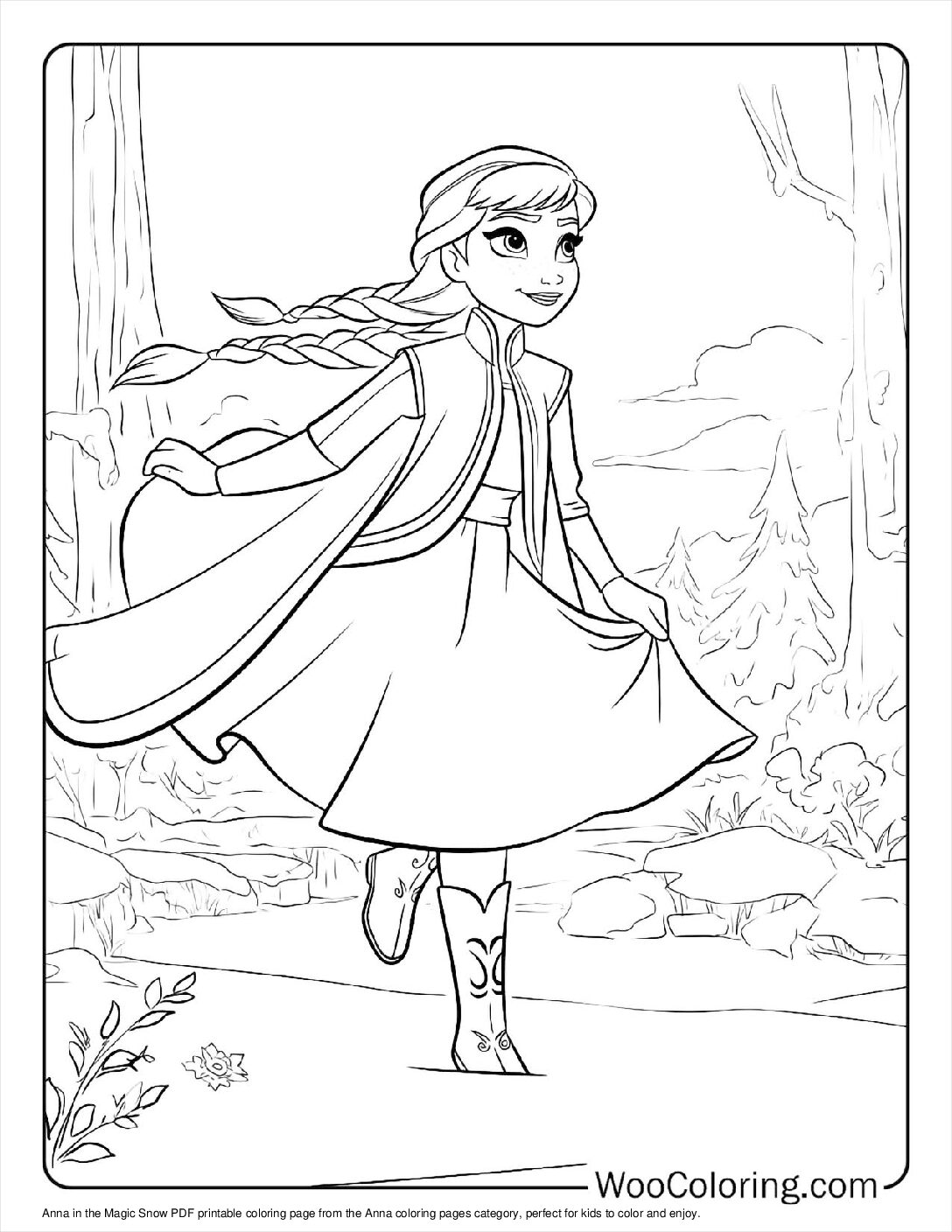 Anna Mask Colour In 100+ Anna coloring pages (Free PDF To Print) | Woo Coloring