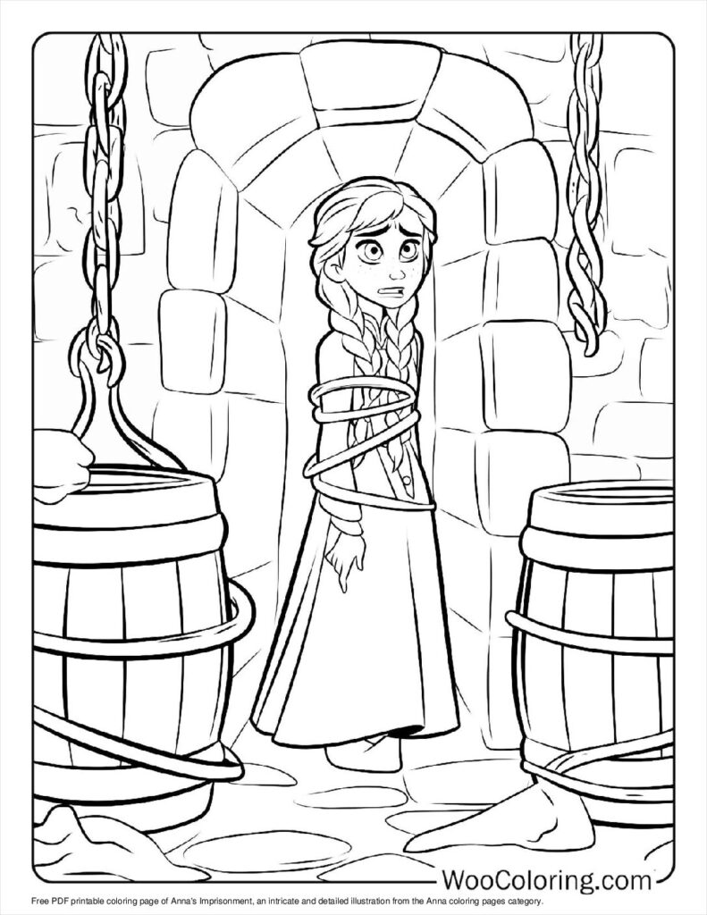 Anna's Imprisonment To Color