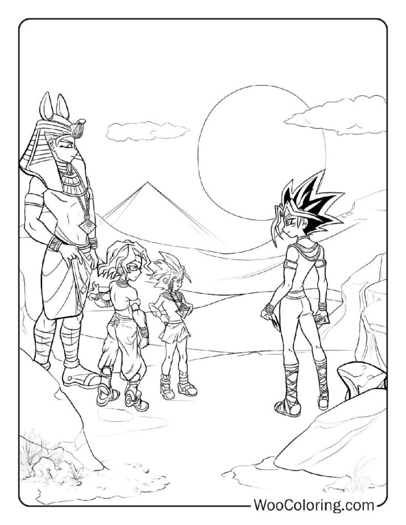 100  Yu Gi Oh coloring pages  Free PDF To Print  - 51