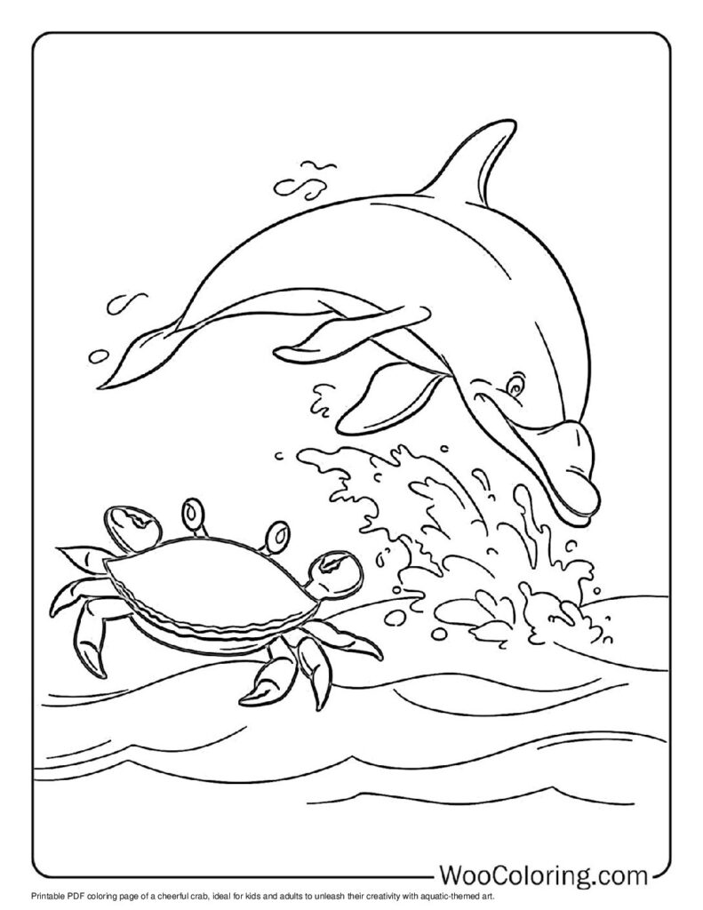 100  Crab coloring pages  Free PDF To Print  - 99