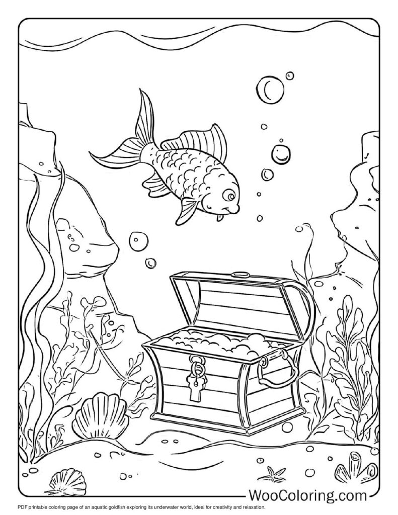 Aquatic Goldfish Explorer