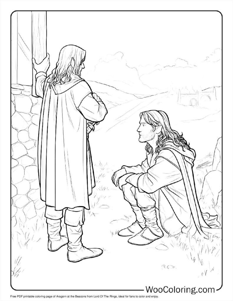 100  Lord Of The Rings coloring pages  Free PDF To Print  - 56