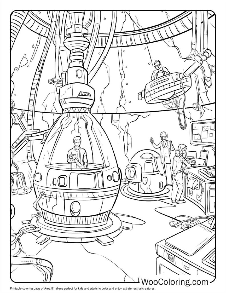 100  Alien coloring pages  Free PDF To Print  - 48