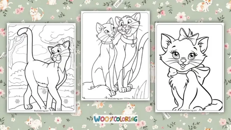 Aristocats Coloring Pages Design Image