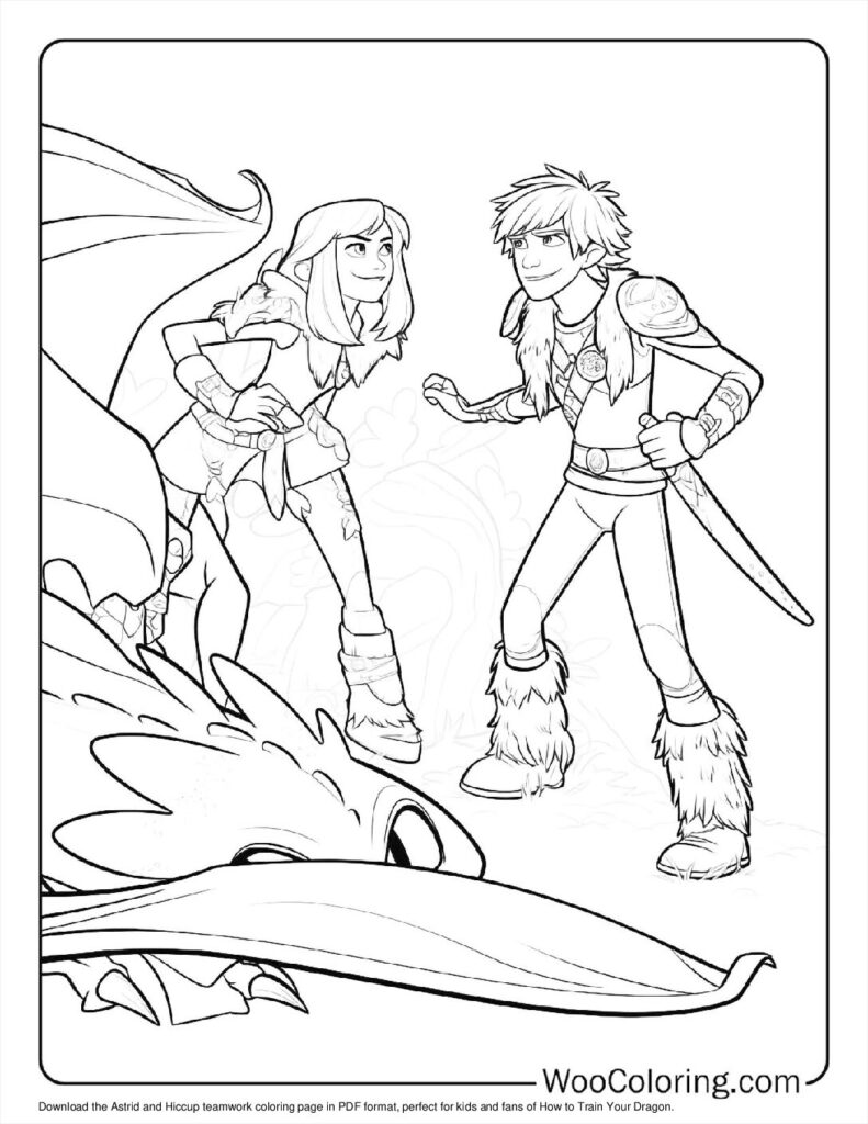 100+ How To Train Your Dragon coloring pages (Free PDF To Print) | Woo ...