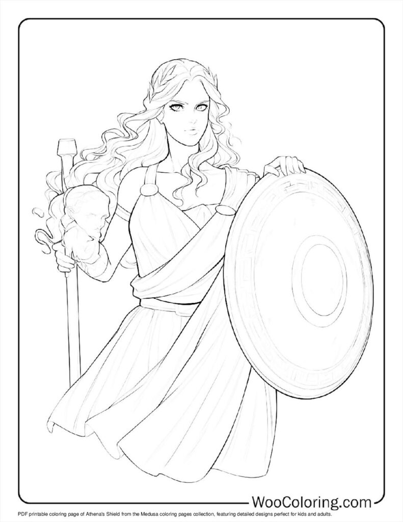 100  Medusa coloring pages  Free PDF To Print  - 64