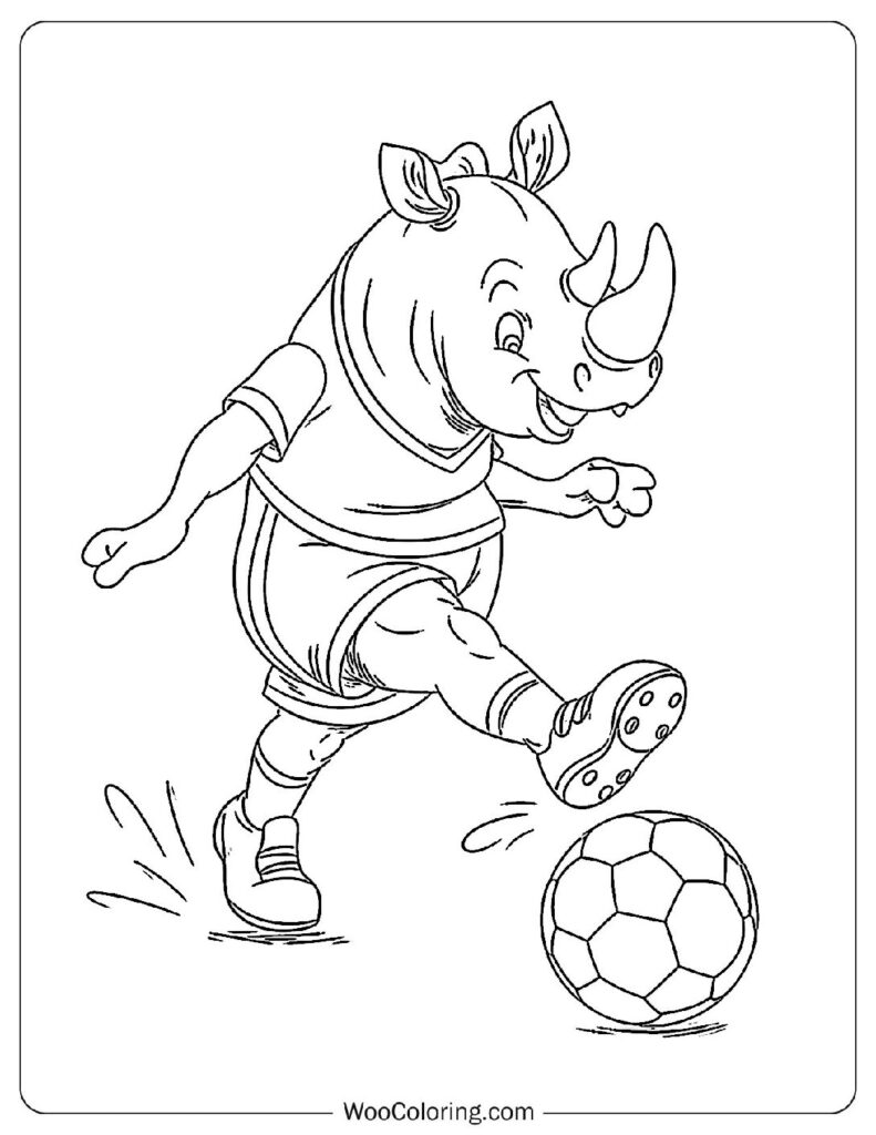 100  Rhino coloring pages  Free PDF To Print  - 78