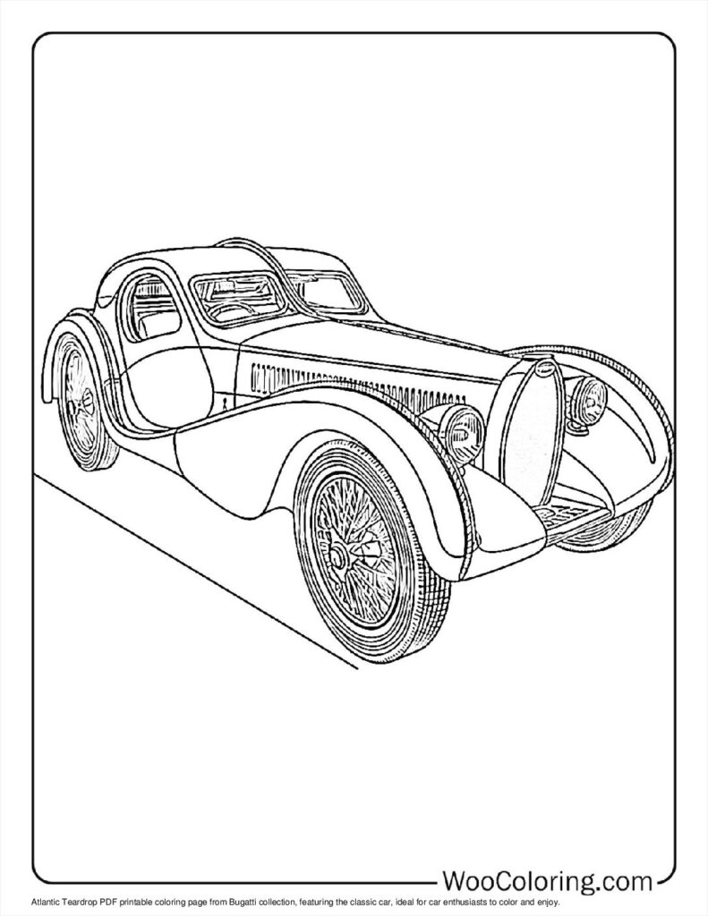 100  Bugatti coloring pages  Free PDF To Print  - 54