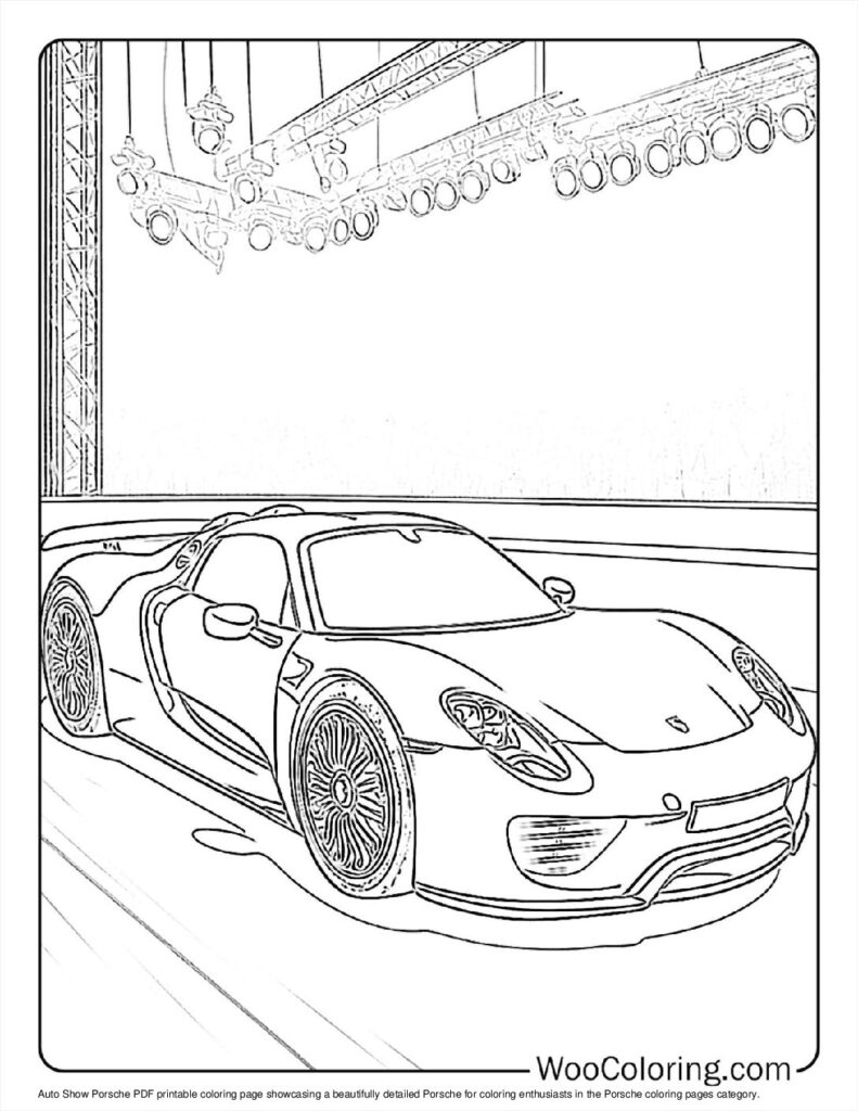 100  Porsche coloring pages  Free PDF To Print  - 58