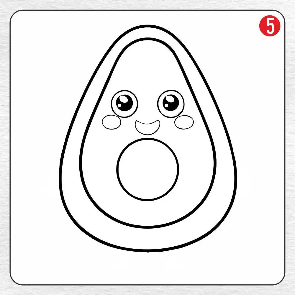 22 Avocado Coloring Pages  Free PDF To Print  - 13