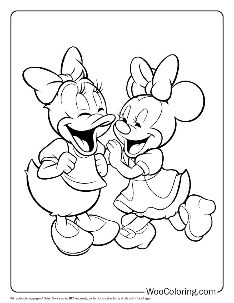 100  Daisy Duck coloring pages  Free PDF To Print  - 35