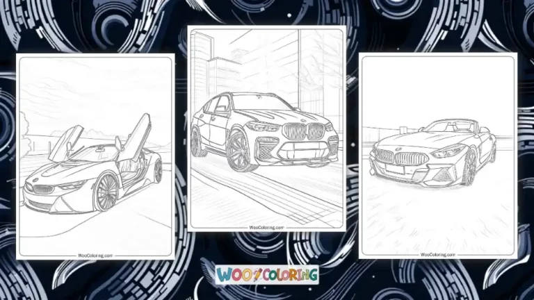 BMW Coloring Pages Design Image