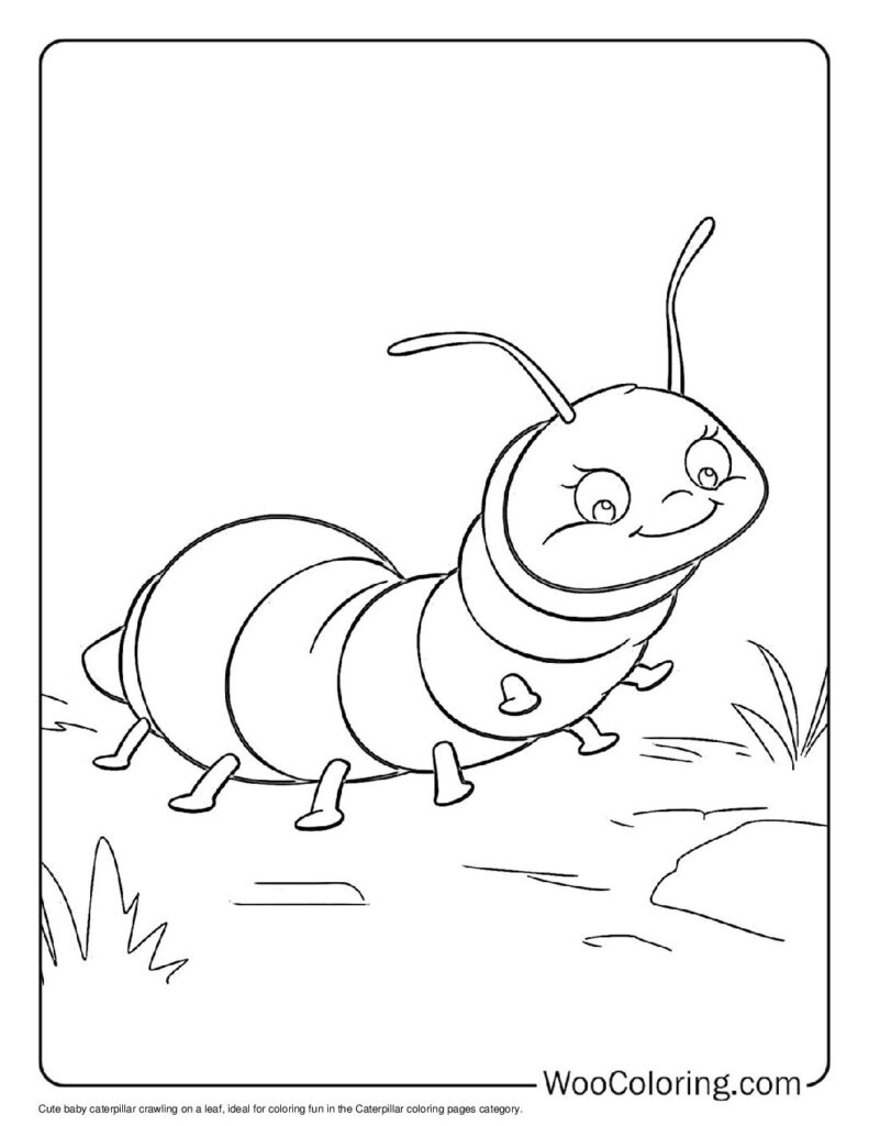 100 Caterpillar coloring pages Free PDF To Print - 29