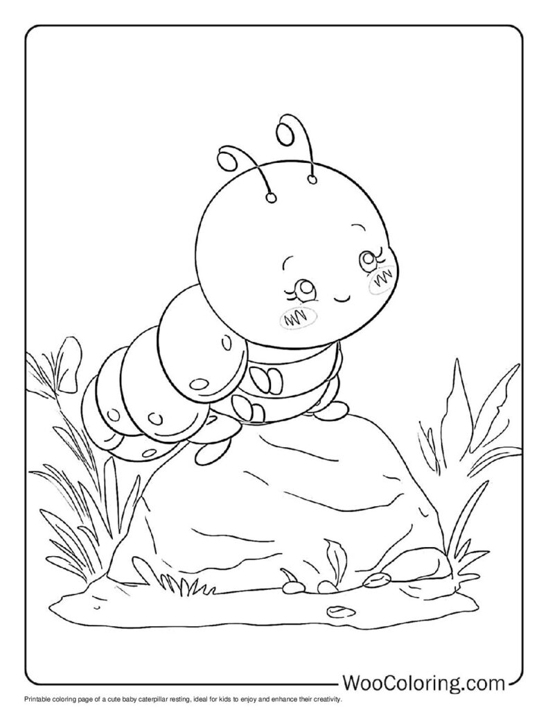 100 Caterpillar coloring pages Free PDF To Print - 24