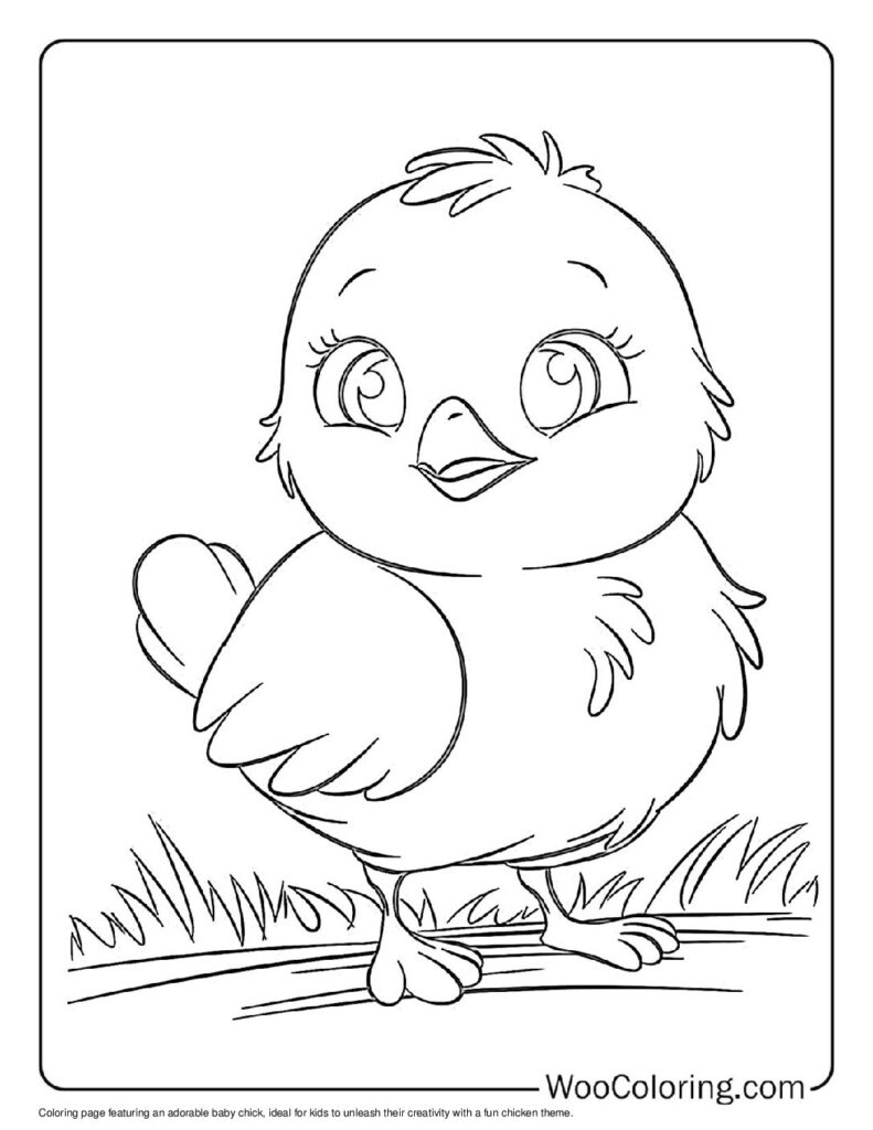 100  Chicken coloring pages  Free PDF To Print  - 61